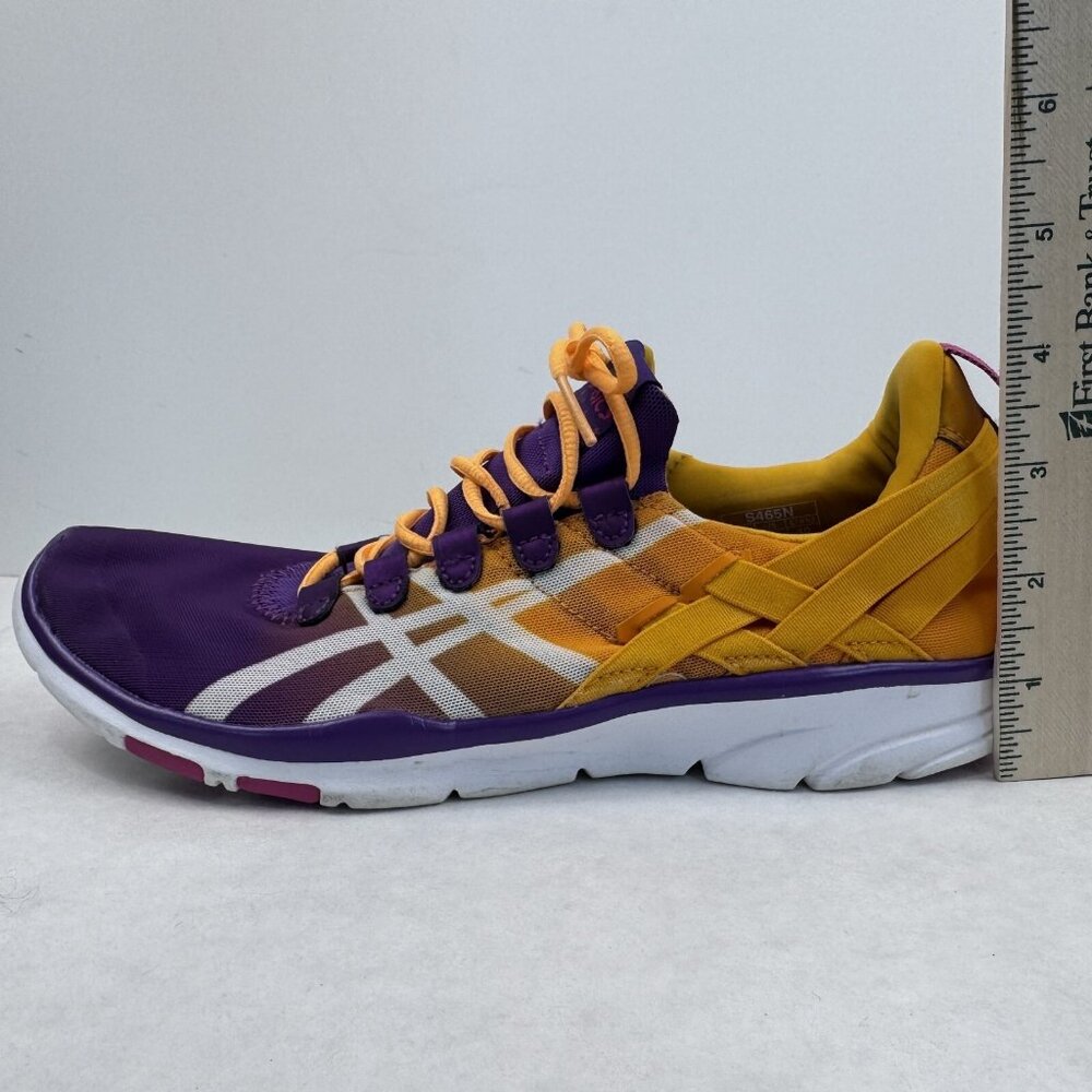 Asics Womens Size 8.5 Purple Orange Sana Athletic Running Shoes Lace Up S465N - Picture 12 of 13
